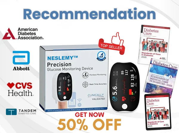 NESLEMY™ Advanced Laser Glucose Monitor – No Pricks, 99.9% Accuracy!