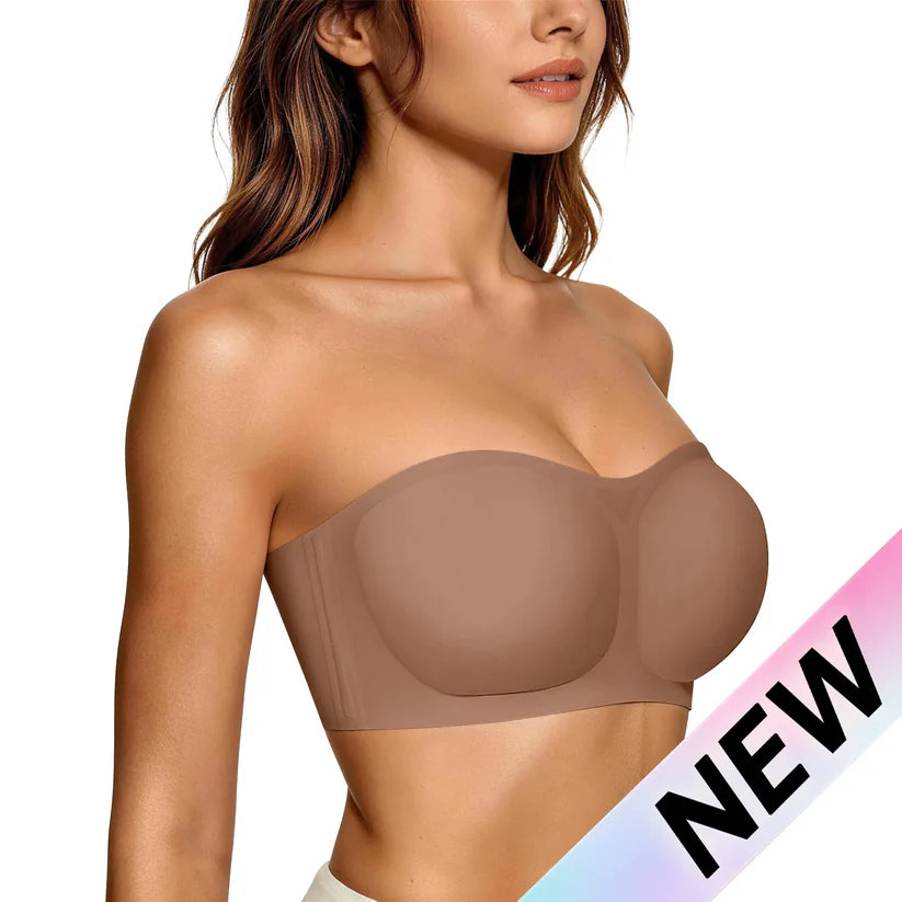 Final 3 Hours: 60%OFF🔥 NESLEMY Womens Strapless Bras Push Up Bandeau Bra-Upsell