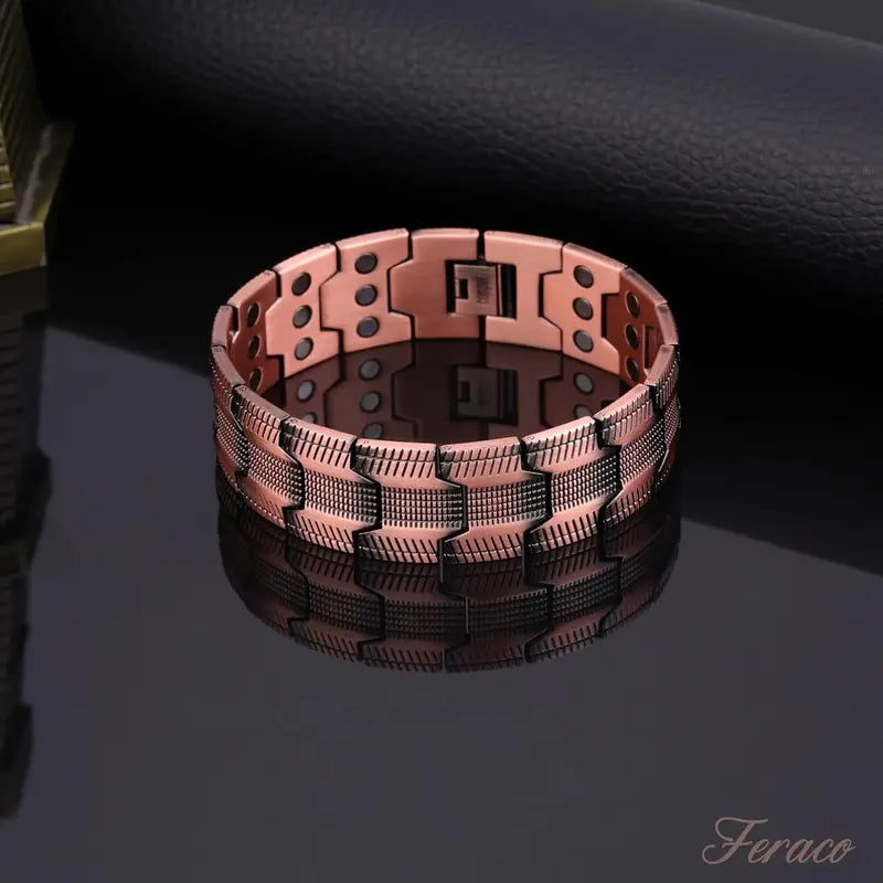 Copper magnetic bracelet——Relieve fatigue and promote blood circulation💕