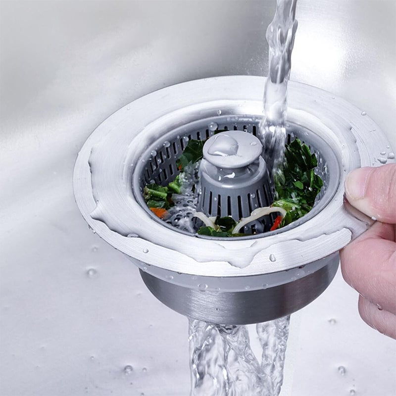 DivGlow™🏆Buy More Save More🔥Upgraded 3 in 1 Kitchen Sink Drain Straine