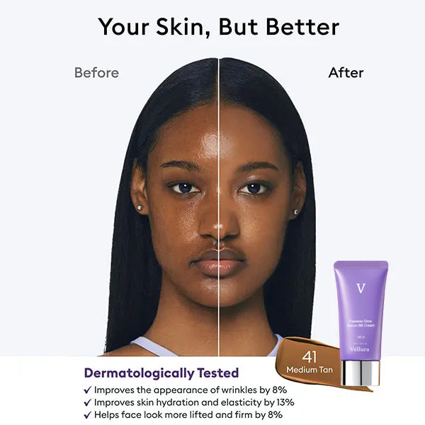 Final 3 Hours: 60%OFF🔥Vellura™ V Flawless Glow Serum BB Cream With Free Brush