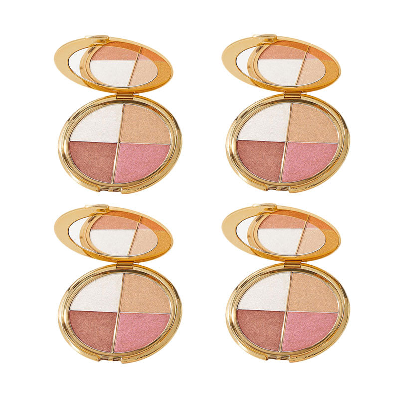 🕒Last 3 hours 60% off🔥eye & cheek palette - eyeshadow and highlighter makeup (with Detachable Brush)