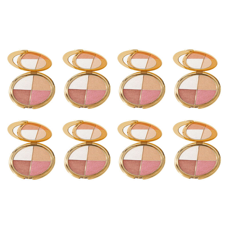 🕒Last 3 hours 60% off🔥eye & cheek palette - eyeshadow and highlighter makeup (with Detachable Brush)