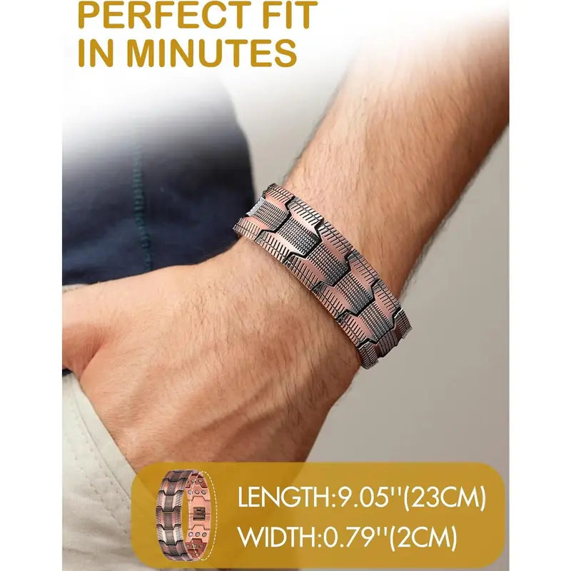 Copper magnetic bracelet——Relieve fatigue and promote blood circulation💕