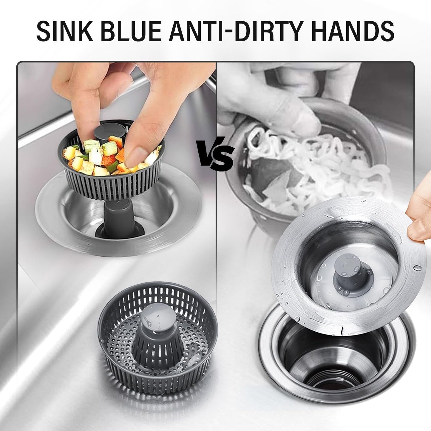 DivGlow™🏆Buy More Save More🔥Upgraded 3 in 1 Kitchen Sink Drain Straine