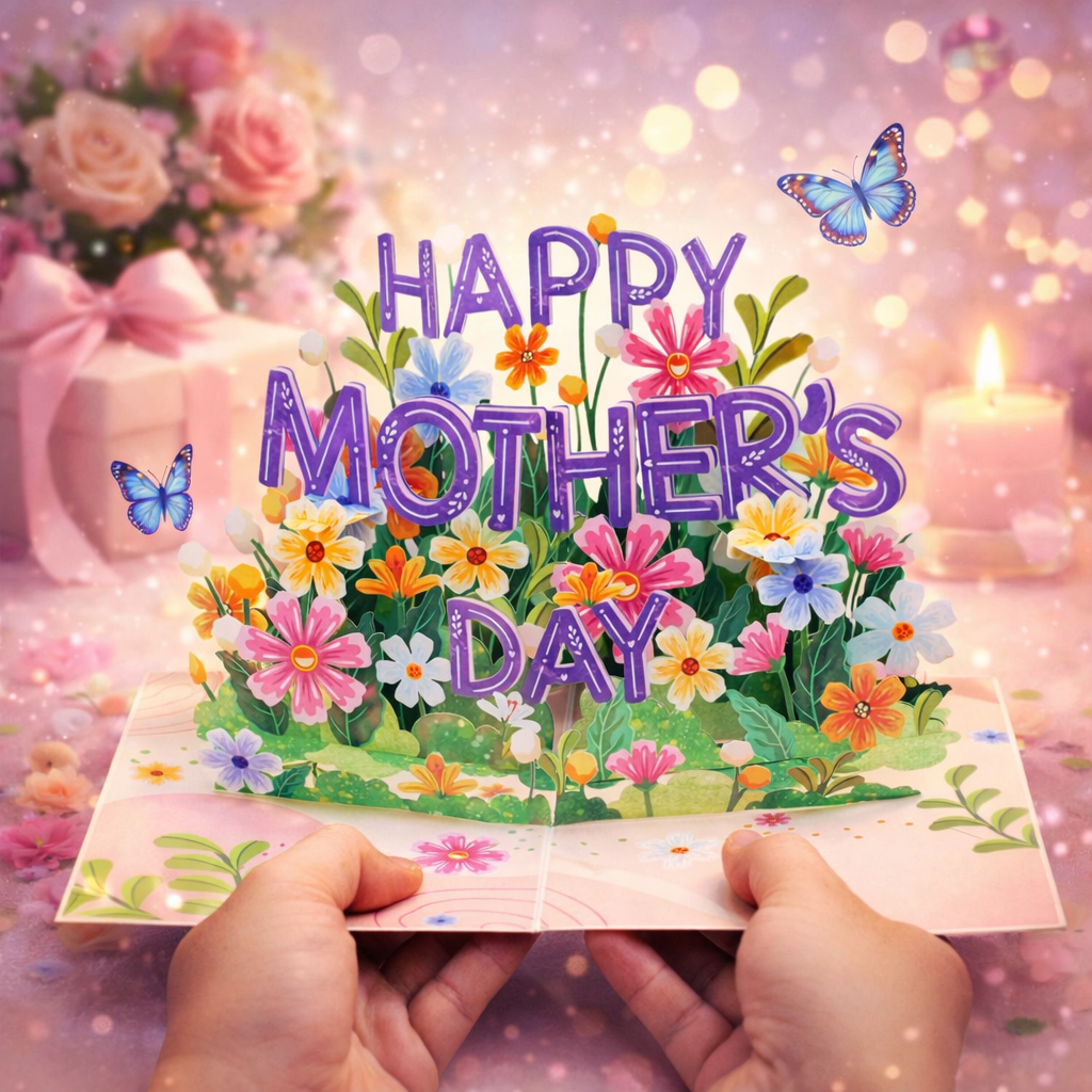 A Beautiful Mother’s Day Surprise She’ll Never Forget – 3D Pop-Up Keepsake Card