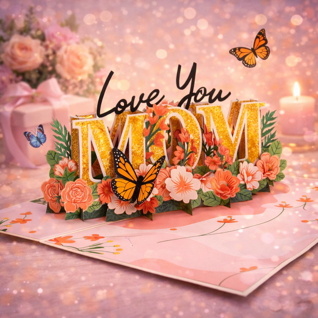 A Beautiful Mother’s Day Surprise She’ll Never Forget – 3D Pop-Up Keepsake Card