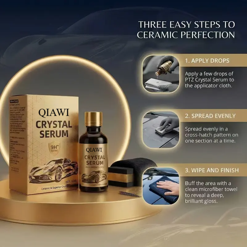 Crystal Serum Graphene Coating – 10+ Years Protection Hydrophobic & Scratch Resistant