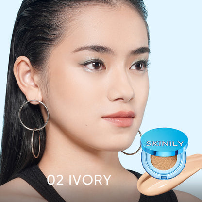 💙Final 3 Hours: 60% OFF 🔥Skinily™ VelvetFix Cushion – Natural Matte, All-Day Hold