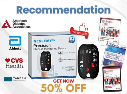 NESLEMY™ Advanced Laser Glucose Monitor – No Pricks, 99.9% Accuracy!