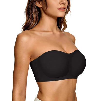 Final 3 Hours: 60%OFF🔥 NESLEMY Womens Strapless Bras Push Up Bandeau Bra