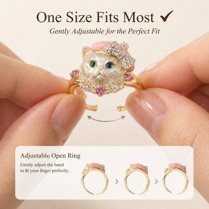 🐱Cute Cat Ring💍-upsell