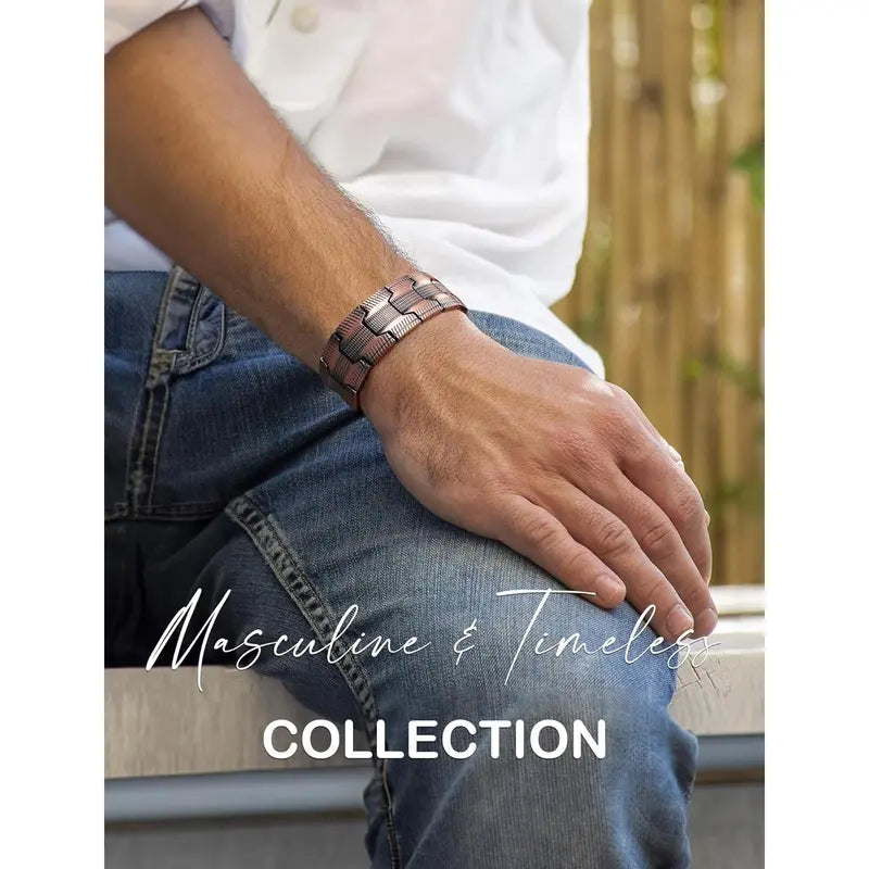 Copper magnetic bracelet——Relieve fatigue and promote blood circulation💕