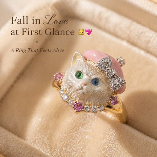 🐱Cute Cat Ring💍-upsell