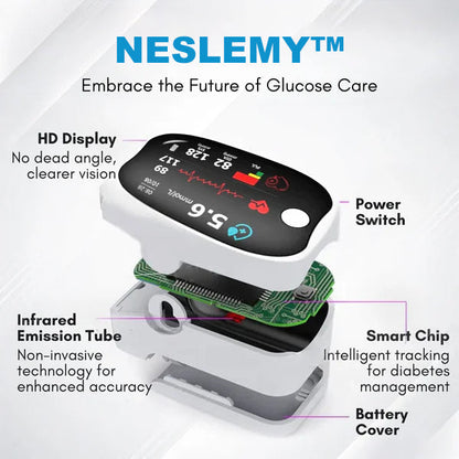 NESLEMY™ Advanced Laser Glucose Monitor – No Pricks, 99.9% Accuracy!