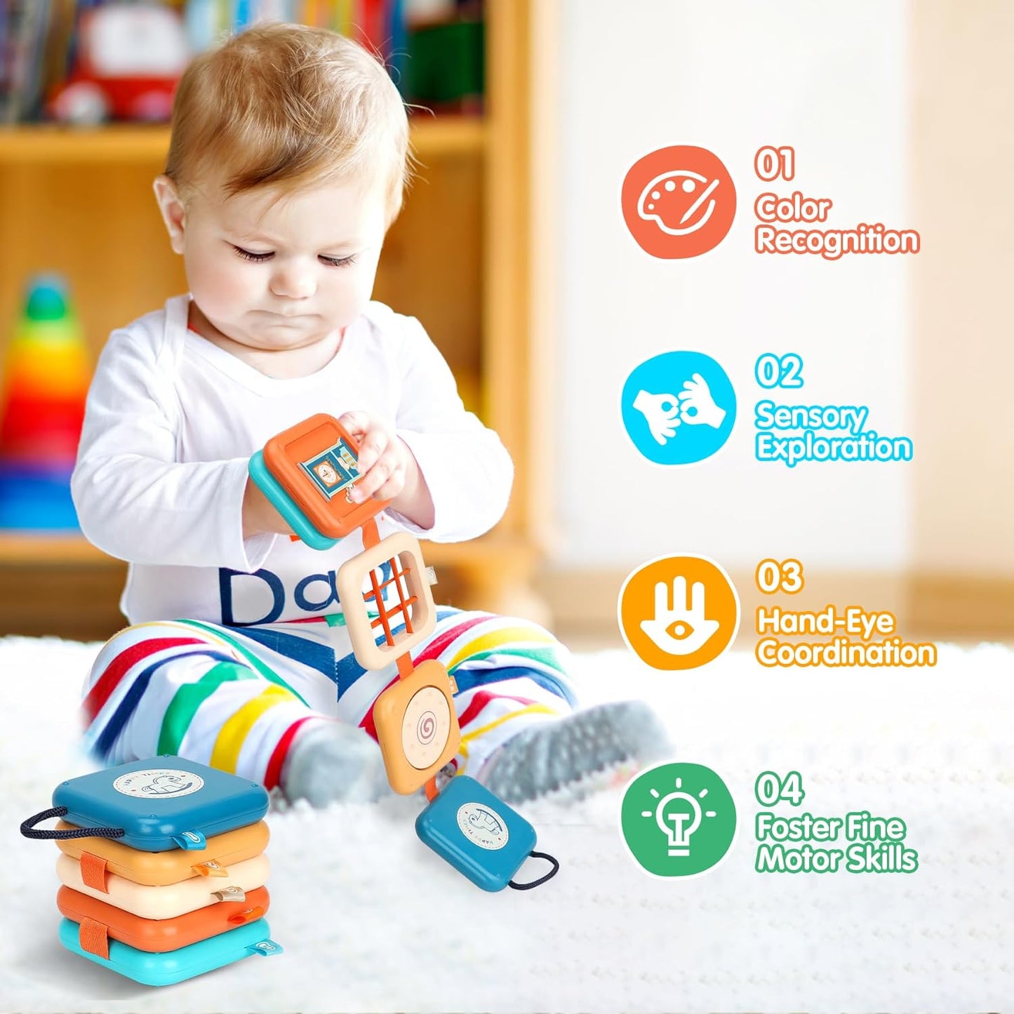 Toddler Travel Busy Board