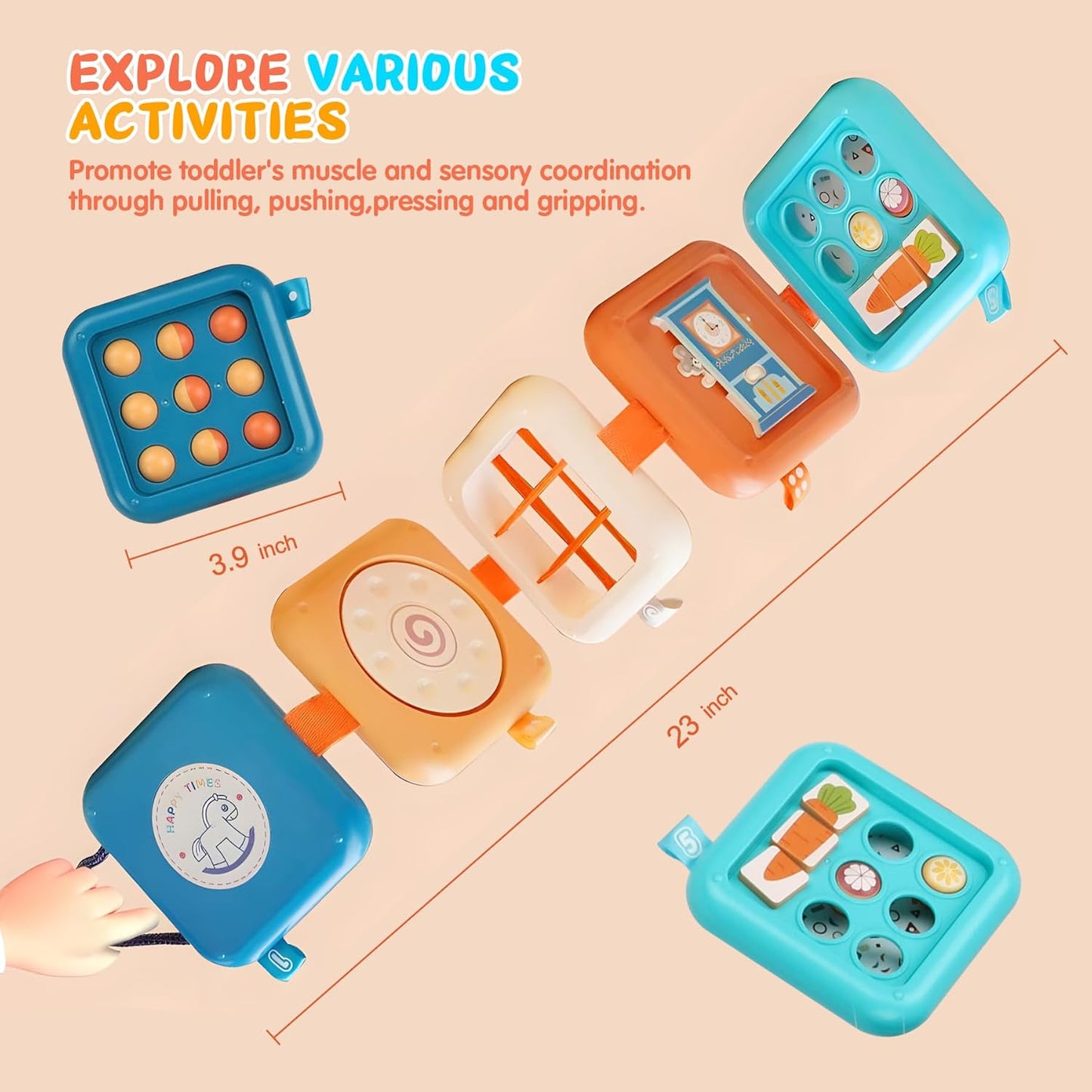 Toddler Travel Busy Board