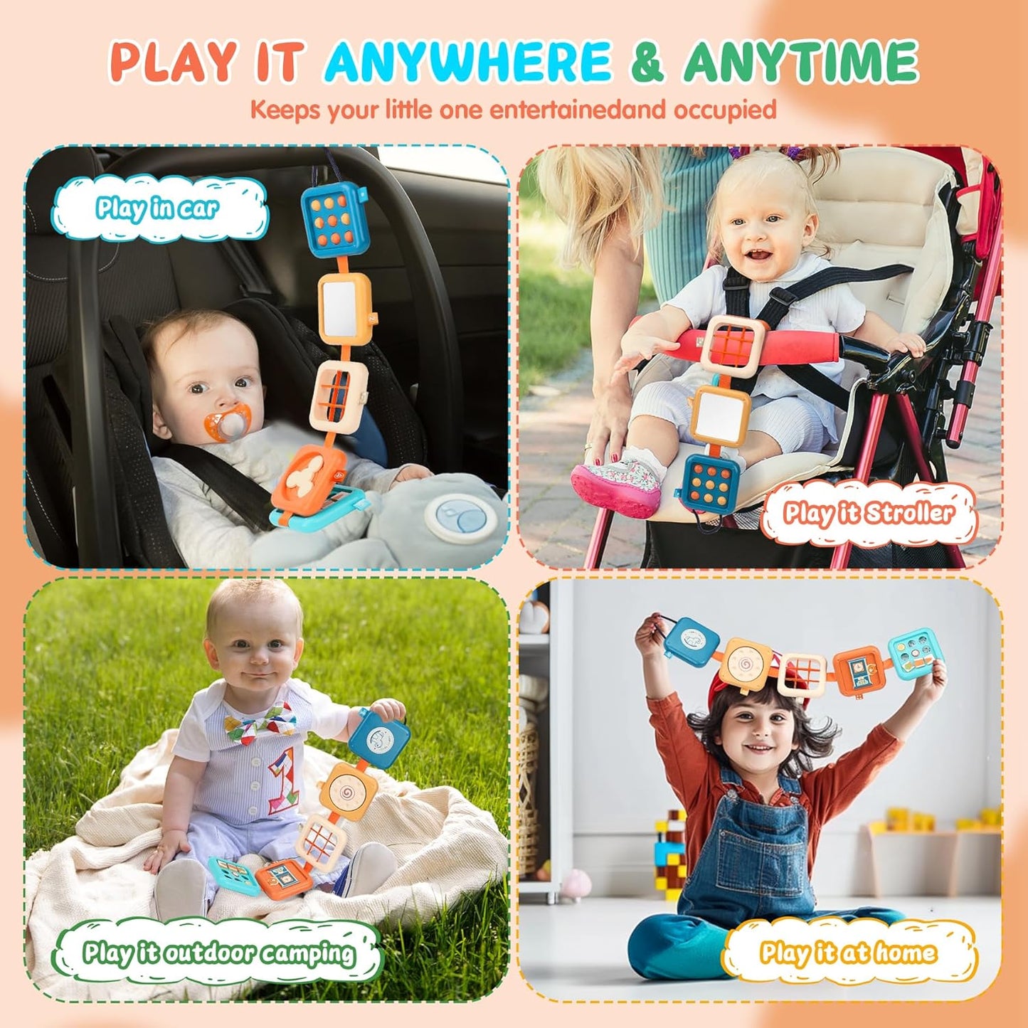 Toddler Travel Busy Board