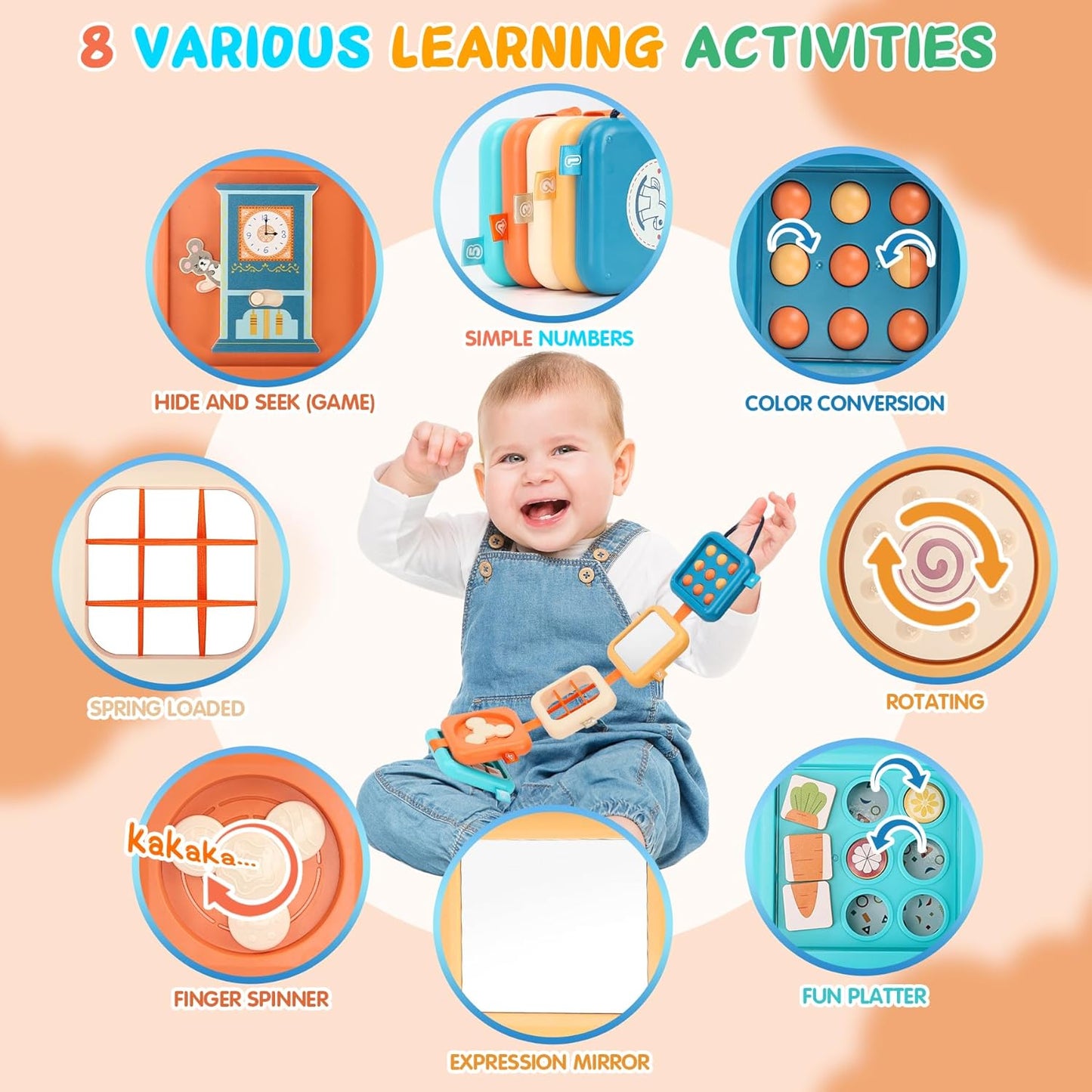 Toddler Travel Busy Board