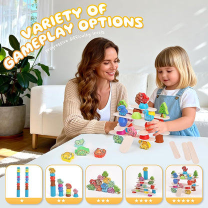 Montessori Dinosaur Stacking Toy