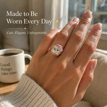 🐱Cute Cat Ring💍-upsell