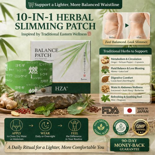 𝐇𝐙𝐀™10-in-1 Ancient Japanese Navel Patch: The Ultimate Metabolic Reset for Permanent Fat Elimination
