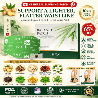 𝐇𝐙𝐀™10-in-1 Ancient Japanese Navel Patch: The Ultimate Metabolic Reset for Permanent Fat Elimination