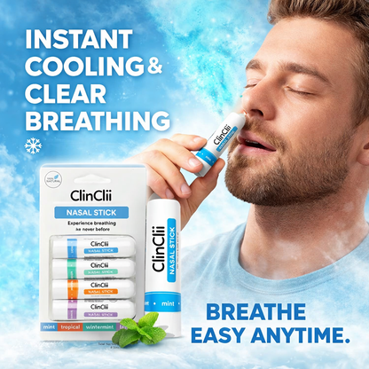 Natural Menthol Nasal Inhaler Stick – Instant Cooling & Clear Breathing