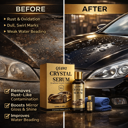 Crystal Serum Graphene Coating – 10+ Years Protection Hydrophobic & Scratch Resistant