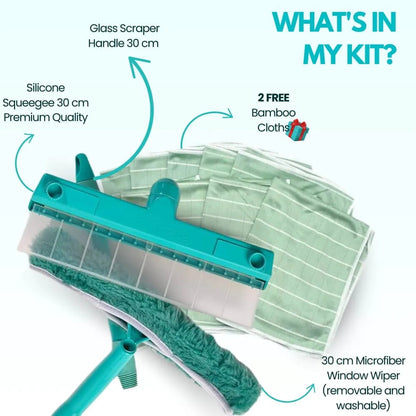 💦Alisanda Recyclable Silicone Window Squeegee Kit.