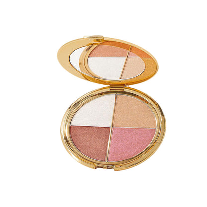 🕒Last 3 hours 60% off🔥eye & cheek palette - eyeshadow and highlighter makeup (with Detachable Brush)