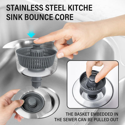 DivGlow™🏆Buy More Save More🔥Upgraded 3 in 1 Kitchen Sink Drain Straine