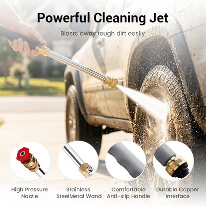 Blast Away Dirt. No Electricity Required