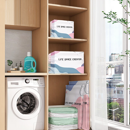 🥳LAST DAY BUY 2 GET 1 FREE!!💞💨 No‑Pump Vacuum Storage Bags – Press & seal, no pump needed