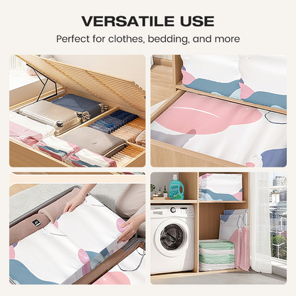 🥳LAST DAY BUY 2 GET 1 FREE!!💞💨 No‑Pump Vacuum Storage Bags – Press & seal, no pump needed