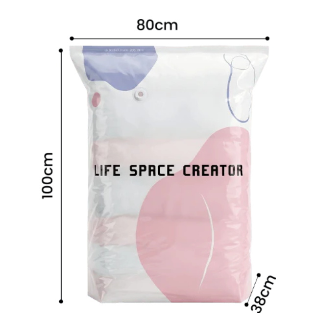 🥳LAST DAY BUY 2 GET 1 FREE!!💞💨 No‑Pump Vacuum Storage Bags – Press & seal, no pump needed